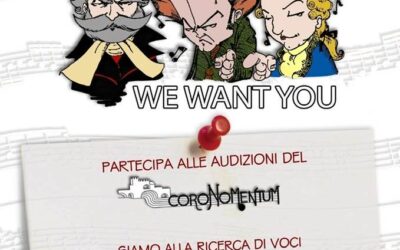 BEL CANTO? ALLORA PUOI FAR PARTE DEL CORO NOMENTUM