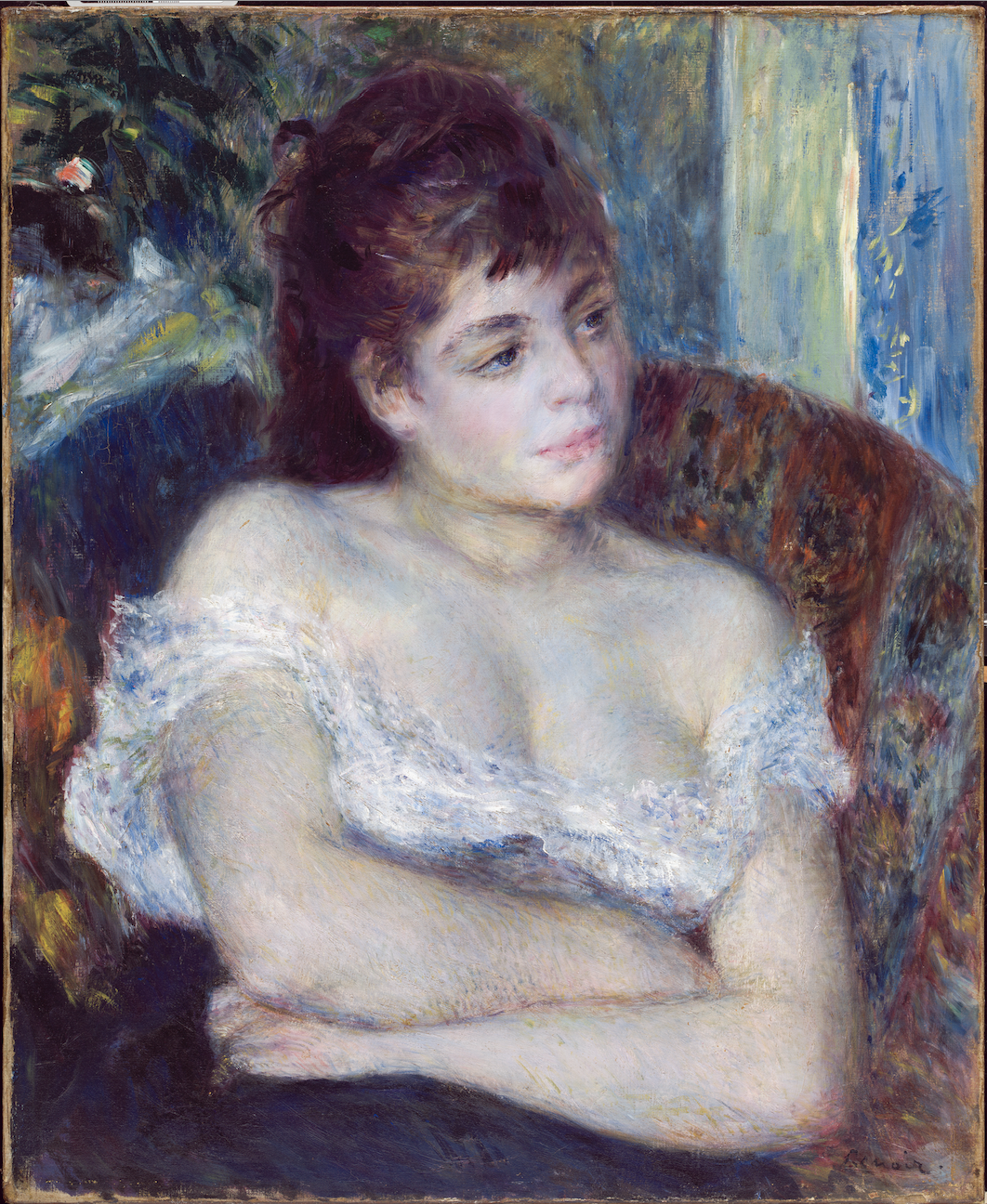 Foto _ mostra impressionisti _ Renoir Donna in poltrona _ aprile 2026